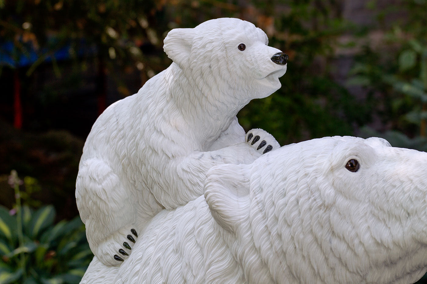 White Gold - 5' Life Size Polar Bear