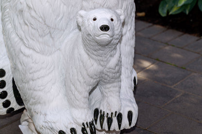 White Gold - 5' Life Size Polar Bear