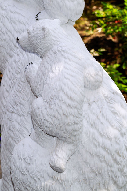 White Gold - 5' Life Size Polar Bear
