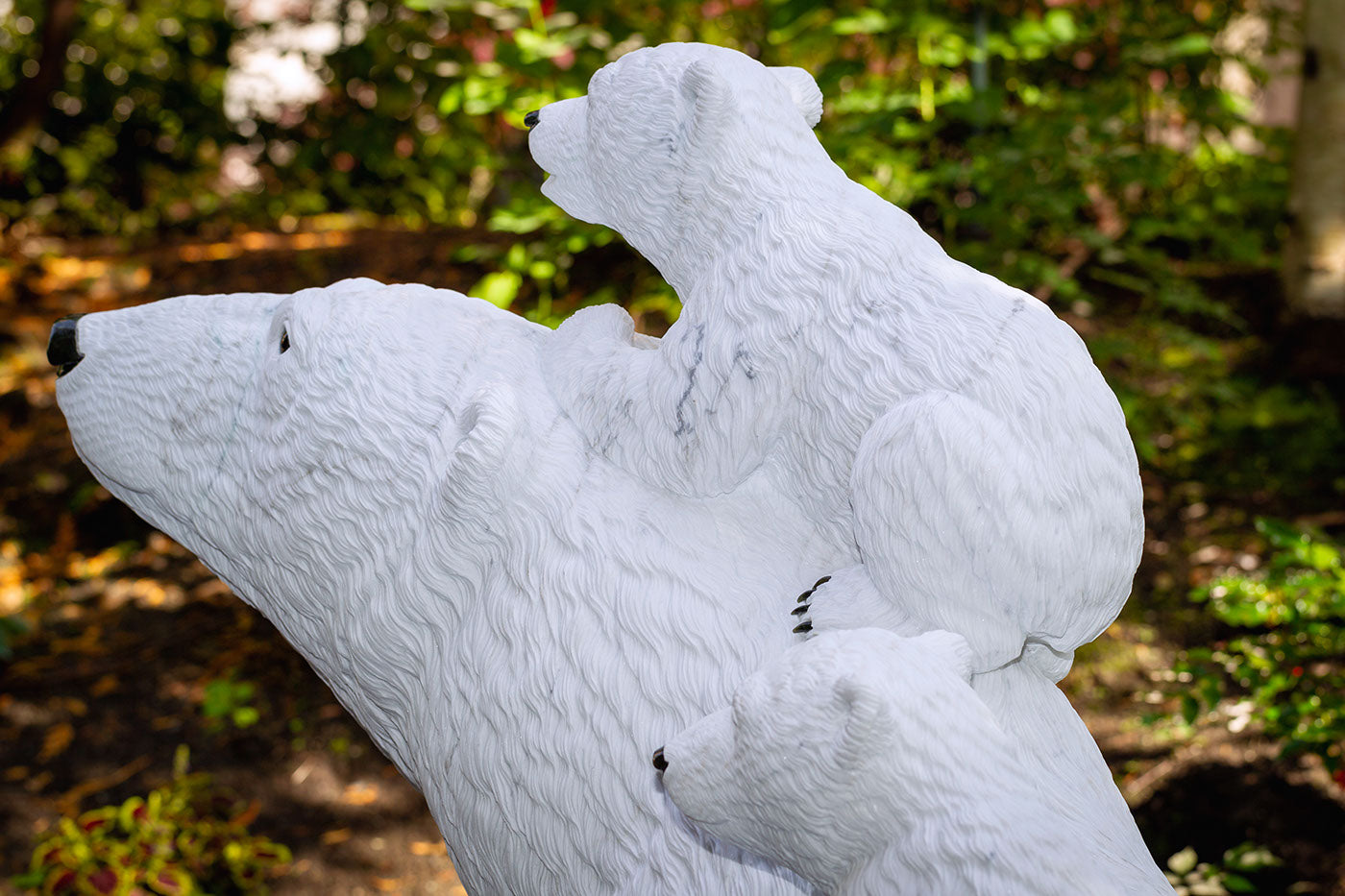 White Gold - 5' Life Size Polar Bear