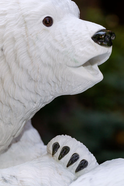 White Gold - 5' Life Size Polar Bear