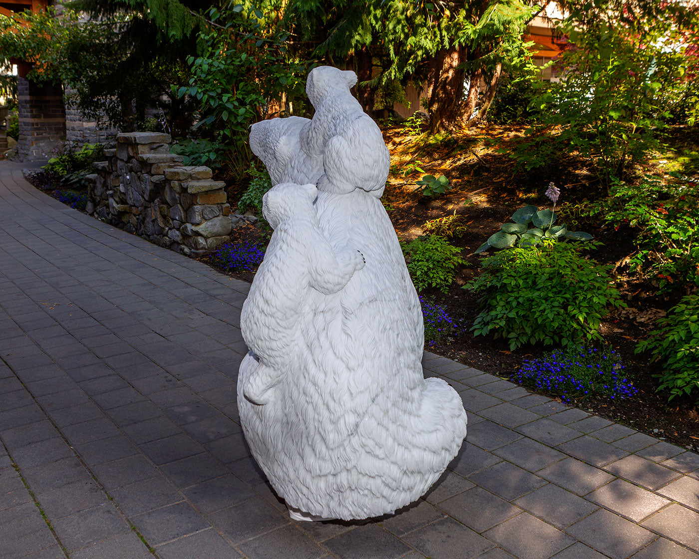 White Gold - 5' Life Size Polar Bear