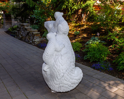 White Gold - 5' Life Size Polar Bear