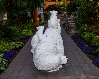 White Gold - 5' Life Size Polar Bear