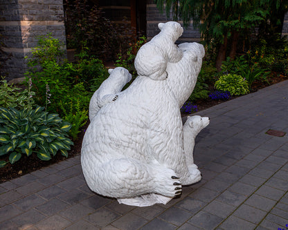 White Gold - 5' Life Size Polar Bear