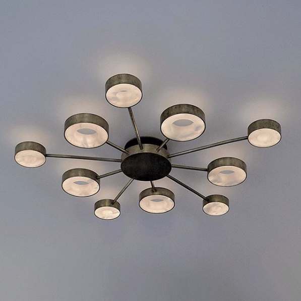 This natural alabaster ceiling light looks amazing with the antiqued brass or antiqued bronze colors. 