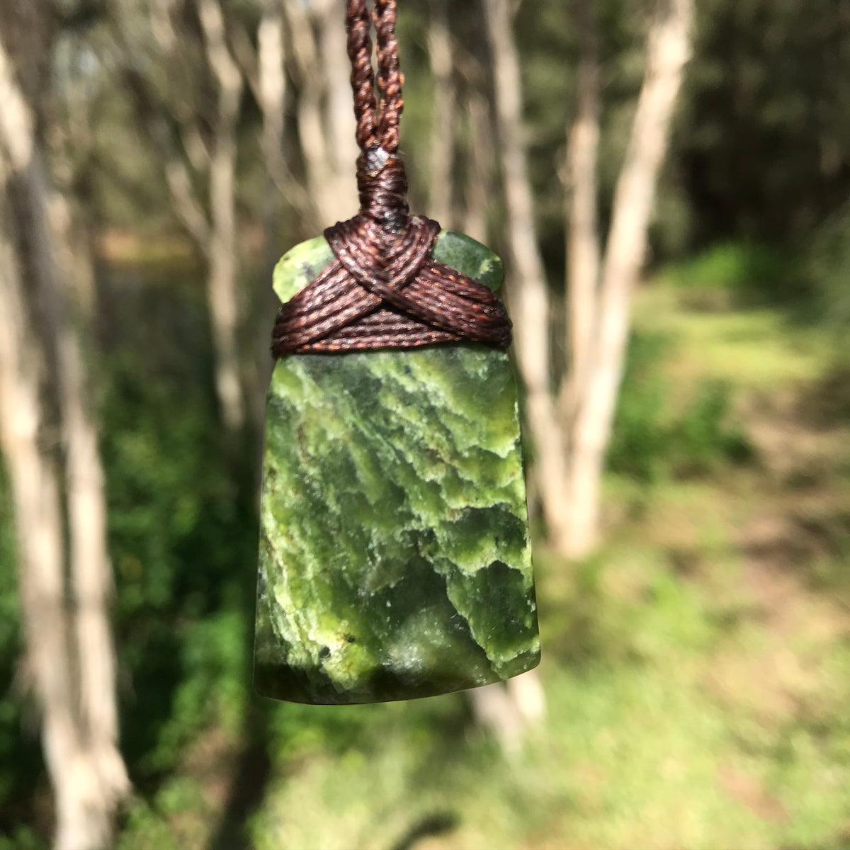 Toki (New Zealand jade) Pendant