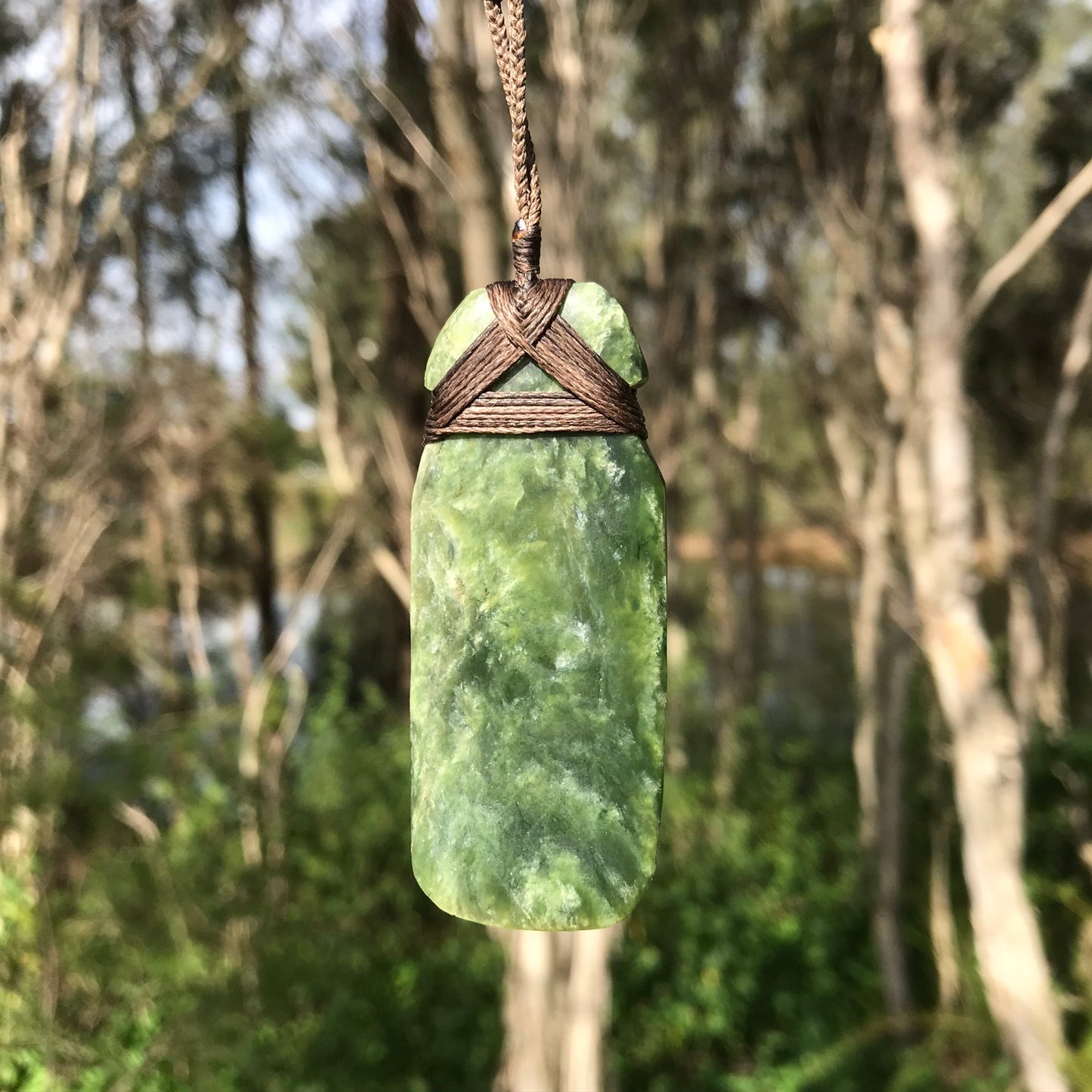 Toki (New Zealand jade) Pendant