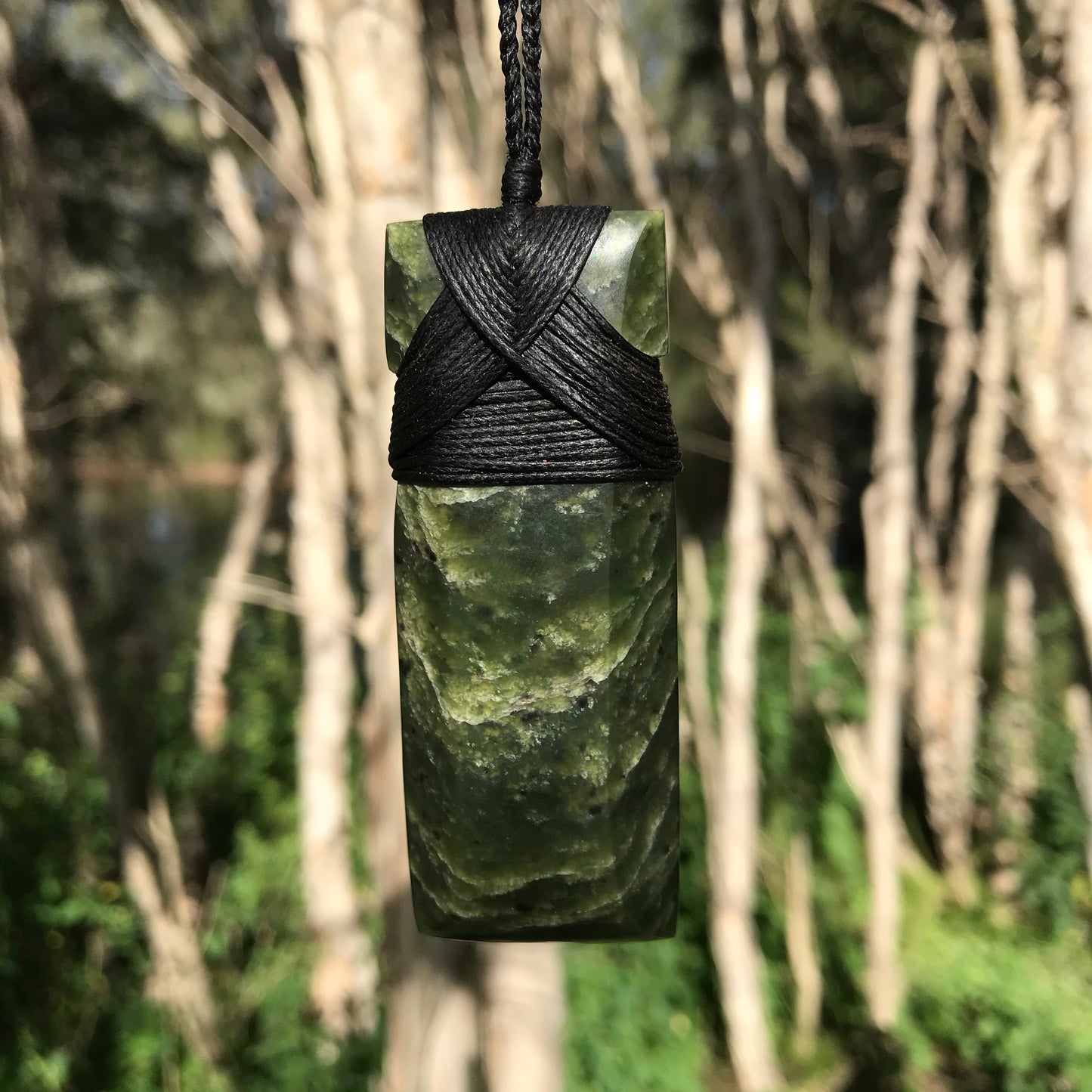 Toki (New Zealand jade) Pendant