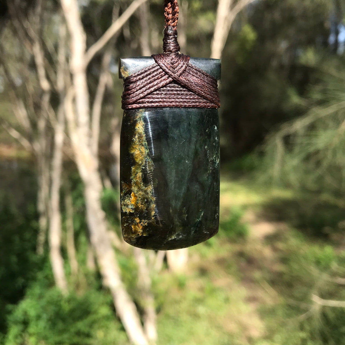 Toki (Australian black jade) Pendant – jewellery