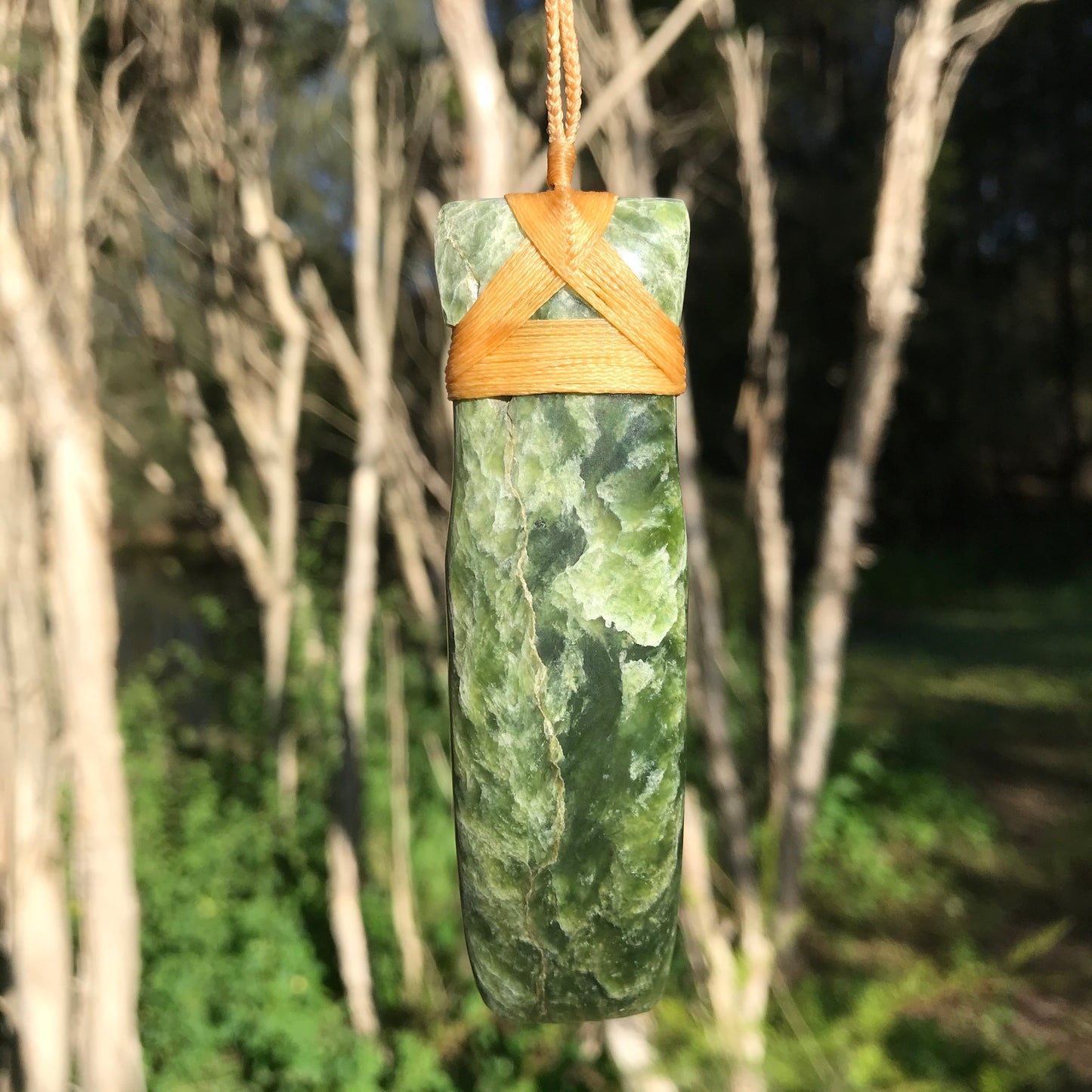 Toki (New Zealand jade) Pendant