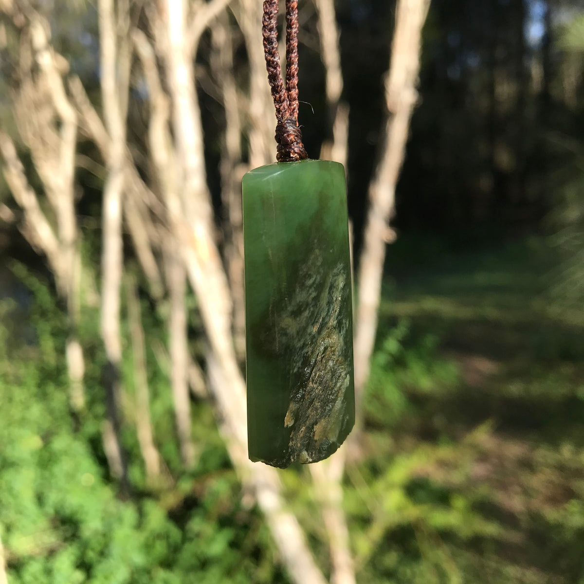 Rough Toki (Russian jade) Pendant – jewellery