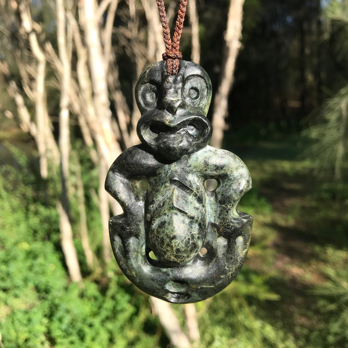 Tiki (New Zealand pounamu) Pendant – jewellery
