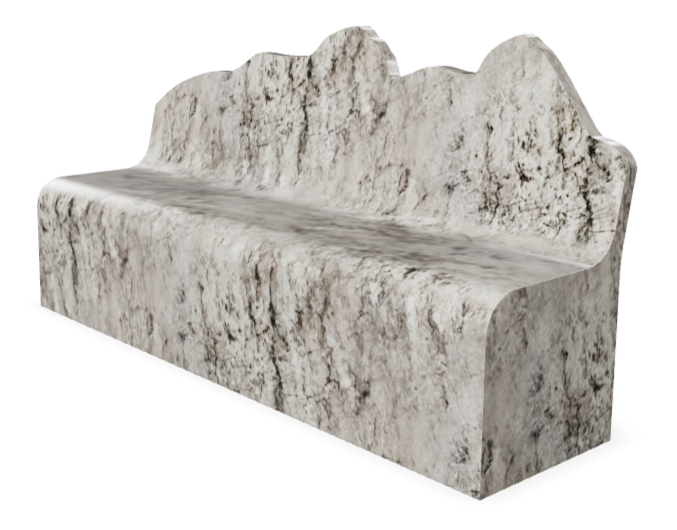 Marble Stone Bench & Chair