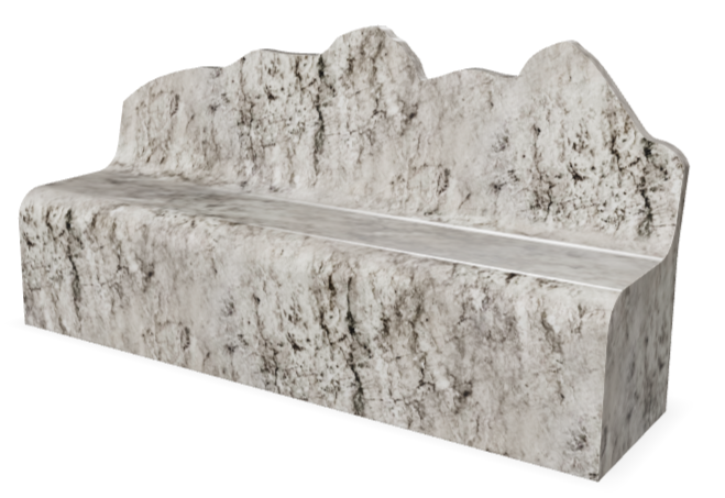 Marble Stone Bench & Chair