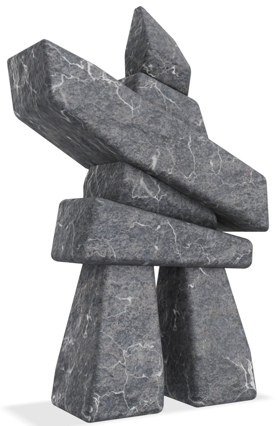 Inukshuk - Vancouver Island Grey Marble