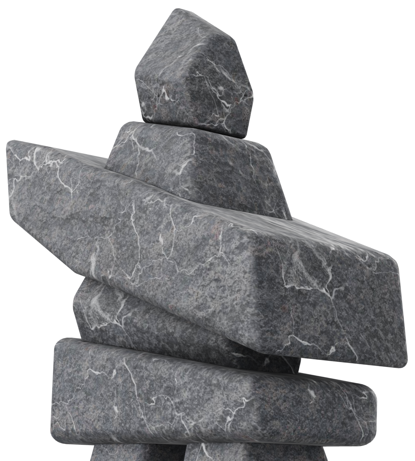 Inukshuk - Vancouver Island Grey Marble